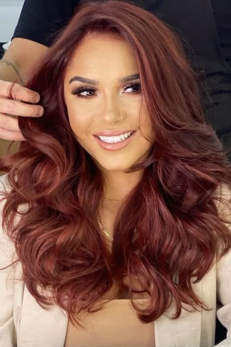 New Hair Color Trends, Red Hair Trends, Day Hairstyles, Fall Hair Color Trends, Color For Brunettes, Hair Color Burgundy, Hair Color For Brunettes, Fall Hair Color For Brunettes, Spring Hair Color