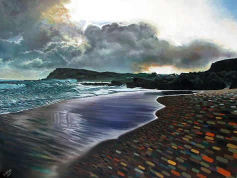 Beach & Sea - Ben Holmes - Donegal Artist Paintings