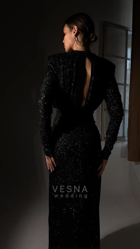 Sparkle Dress Long, Black Tie Event Dresses, Dresses Sparkle, Soiree Dresses, Black Tie Formal, Black Dresses Classy, Chic Dress Classy, Soiree Dress, Classy Prom Dresses