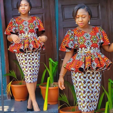 Ankara Wedding Styles, Latest Ankara Skirt And Blouse Styles, Ankara Top Styles, Latest Ankara Skirt And Blouse, Skirt And Blouse Styles, Ankara Skirt And Blouse Styles, African Attire Dresses, Ankara Skirt And Blouse, African Fashion Skirts