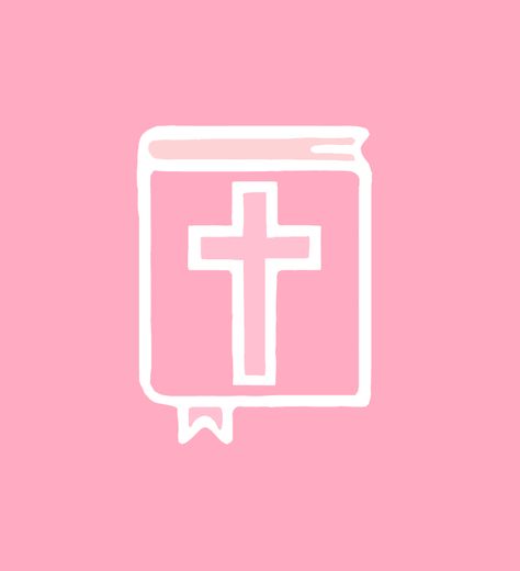 Pink Bible App Icon, Bible App Icon Aesthetic, Christian App Icons, Pink Bible Icon, Bible App Icon, Bible Icon, Pink Apps, Iphone Wallpaper Bible, Christian Apps