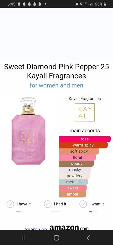 Fresh dewy ever so slightly spicy rose Kayali Sweet Diamond Pink Pepper, Spicy Rose, Sweet Pepper, Pink Pepper, Stuffed Sweet Peppers, Aromatherapy, Fragrance, Stuffed Peppers, Floral