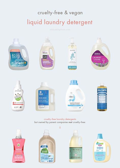 Best Cruelty-Free & Vegan Laundry Detergent & Products Best Natural Laundry Detergent Products, Truly Free Laundry Detergent, Toxic Free Laundry Detergent, Ecos Laundry Detergent, Laundry Detergent Brands, Laundry Detergent Liquid, Toxic Household, Clean Laundry Detergent, Toxic Makeup