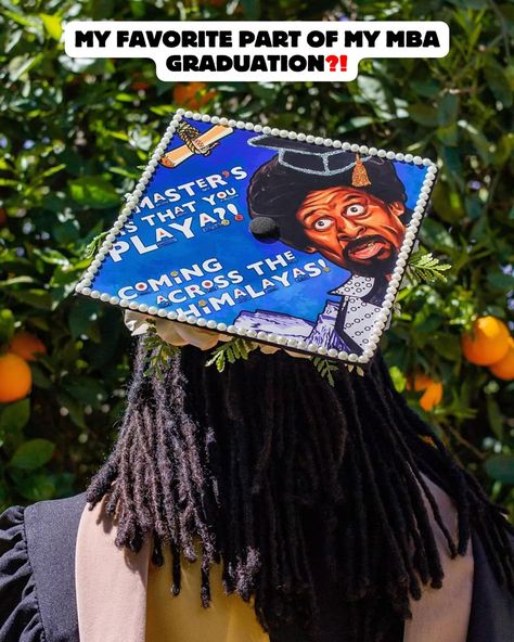 Throwback to when I got my Masters lock’d like my hair. However, the most cherished moment during my graduation was receiving a blessing from @martinlawrence ❤️ I posted a photo of my graduation cap online before I walked across stage and came back to my chair to see he left a comment on the post. For those who know me well, “MARTIN” was my SHOW through college. I hit my boogie when I read his message after walking across the stage to get my degree. #graduation #locs #martin #martinlawrenc... Mba Graduation, Degree Graduation, Disney Netflix, Martin Lawrence, He Left, Artist Life, Graduation Cap, Black Artists, The Stage