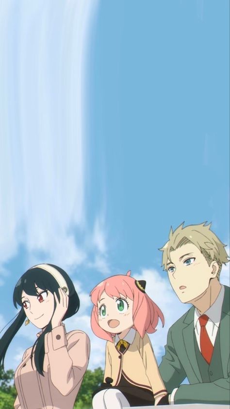 Spy X Family Family, Spy Family Wallpaper, Spy X Family Wallpaper, Family Wallpaper, Personajes Studio Ghibli, Sky Anime, Cute Galaxy Wallpaper, Spy Family, Family Family