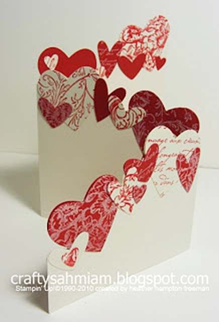 DIY Valentines Day Cards - Funny and Cute Ideas for Handmade Cards. Looking for some awesome ideas to create handmade DIY Valentine's Day cards? I've searched on Pinterest and on some DIY blogs and made a collection of my favorite ideas. Let me know if you like them, and save them to your Valentine's board on Pinterest! #valentines #valentinesday #valentinescards #crafts #diy #cards Card With Hearts, Hearts Card, Tri Fold Cards, Repurposed Items, Crafts Paper, Heart Cards, Valentine's Day Diy, Love Cards, Valentines Diy