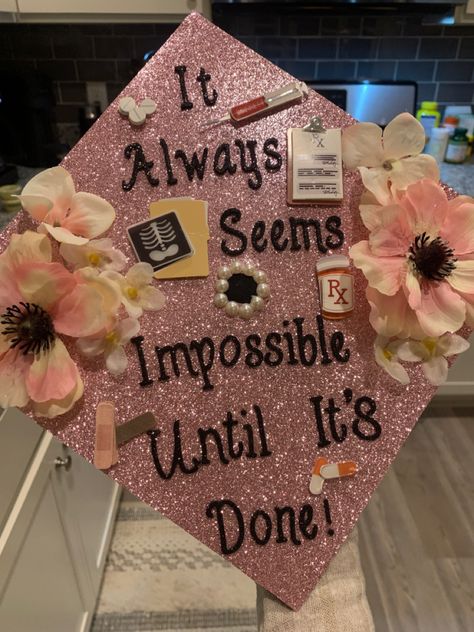 Sonography Graduation Cap, Sonography Graduation, Senior Year Inspiration, Ultrasound Student, Cap And Gown Ideas, Graduation Cap Design Ideas, Cap Design Ideas, Teacher Graduation Cap, Ultrasound Sonography