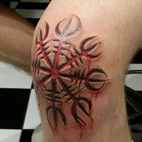 Scarification Tattoos, Vegvisir Tattoo, Tattoo Frases, Viking Compass Tattoo, Viking Tattoos For Men, Blitz Tattoo, German Tattoo, Viking Tattoo Symbol, Viking Tattoo Sleeve