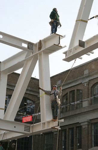 Milstein Hall, Iron Worker, Iron Workers, Steel Architecture, Train Station Architecture, Civil Engineering Construction, Steel Structure Buildings, Steel Worker, Steel Trusses