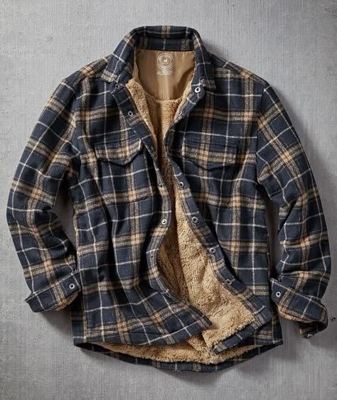 Men's Jackets & Coats: Shop Leather, Suede & More | Carbon2Cobalt Earthy Mens Fashion, Outdoorsmen Style, Lumberjack Style, Earthy Outfits, High Fashion Outfits, Mens Fashion Urban, Mens Flannel Shirt, Mens Flannel, Mens Plaid