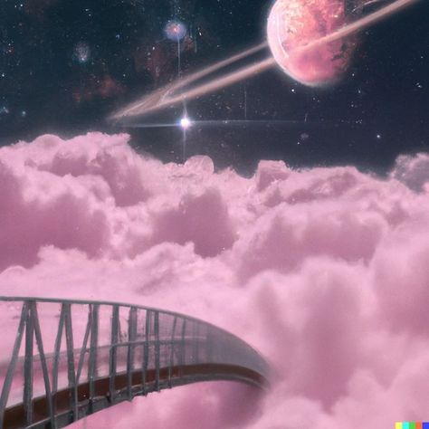 Dreamy Space Aesthetic, Cute Space Aesthetic, Pink Space Aesthetic, Liminal Core, Pink Space, Alien Aesthetic, Aesthetic Space, Dream Aesthetic, Space Girl