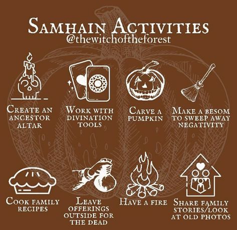 Samhain Activities, Wicca Holidays, Samhain Traditions, Samhain Ritual, Samhain Halloween, Witch Spirituality, Magic Spell Book, Eclectic Witch, Witchcraft Spell Books