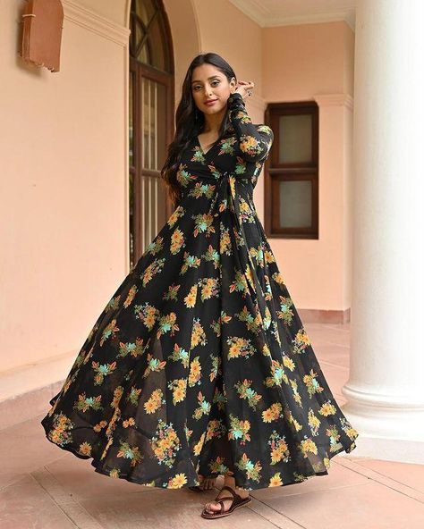 Traditional Suit, Festive Wear, Traditional Look, Festival Wear, Women Dresses, Evening Wear, Black Floral, Strapless Dress Formal, Mix And Match