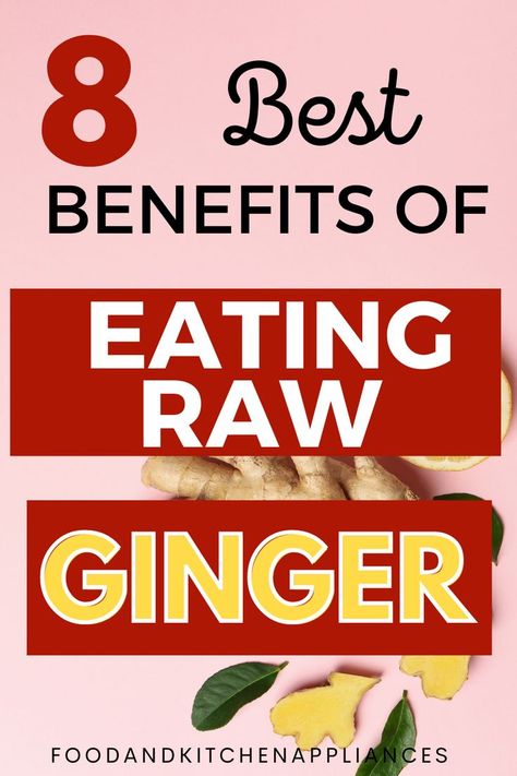 Raw Ginger Benefits, Eating Raw Ginger, Ginger Root Recipes, Benefits Of Fresh Ginger, Ginger For Nausea, Ginger Uses, Relieve Nausea, How To Eat Ginger, Cooking With Ginger