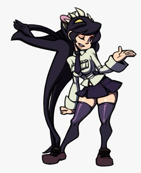 Skullgirls Sprites, Filia Skullgirls, Skullgirls Characters, Skullgirls Fanart, Skullgirls Art, Nintendo Fan Art, Skull Girls, Face Characters, Video Game Characters