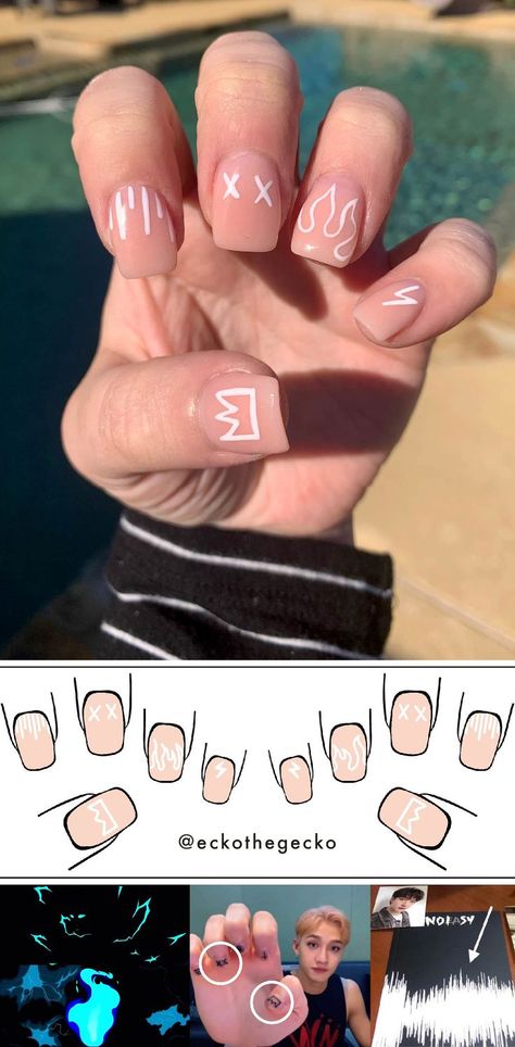 Pop Nails, K Pop Nails, Idol Nails, Homeless Kids, Kids Nail Designs, Nail Art For Kids, Minimal Nails Art, Milky Nails, Cute Simple Nails