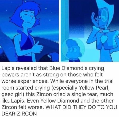 Blue Diamond Steven Universe Fan Art, Blue Zircon X Yellow Zircon, Blue Diamond X Yellow Diamond, Blue Diamond Su, Tumblr Text Posts, Steven Universe Theories, Steven Universe Tumblr, Cristal Gems, Cookie Cat