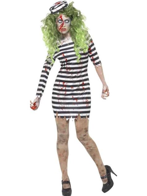 Zombie Prisoner Jail Bird Costume X Large Jail Bird Costume, Jailbird Costume, Convict Costume, Prisoner Costume, Zombie Halloween Costumes, Cavewoman Costume, Australian Costume, Pirate Wench Costume, Legend Of Zelda Costume