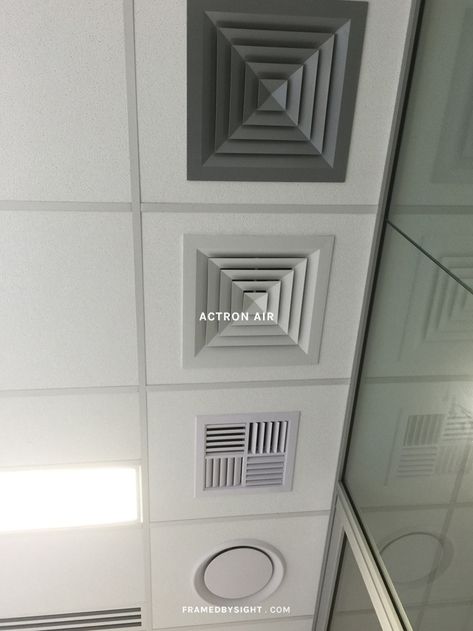 Eden Brae supplier: Actron Air – Framed By Sight Air Conditioning Vents Design, Central Ac Ceiling Design, Ac Duct Ceiling Design, Return Air Grill, Ceiling Air Conditioner, Air Conditioning Design, Hvac System Design, Air Conditioner Design, House Drawings