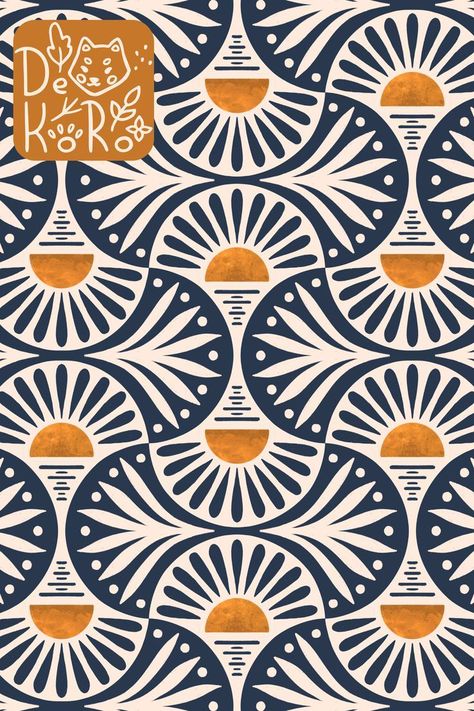 Art Deco Repeat Pattern, Illustration Art Pattern, Bold Fabric Prints, Tropical Geometric Pattern, Art Deco Art Print, Nature Inspired Patterns, Abstract Tropical Pattern, 2024 Design Ideas, Tropical Prints Pattern Fabrics