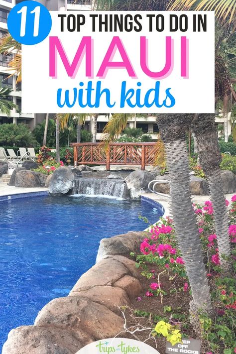 Taking a trip with the kids to Maui, Hawaii? Here are the top family-friendly activities and things to do. Maui luaus, beach and ocean adventures, and plenty of kid-friendly restaurants. Maui With Teens, Things To Do In Maui Hawaii, Maui Hawaii With Kids, Hikes In Maui, Maui With Kids, Hawaii With Kids, Haleakala Sunrise, Maui Luau, Kaanapali Maui