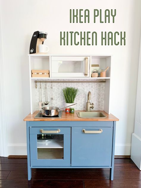 Franish: penny's play kitchen Play Kitchen Hack, Kitchen Hack Decor, Ikea Play Kitchen Hack, Ikea Kids Kitchen, Ikea Play, Ikea Toys, Ikea Play Kitchen, Ikea Duktig, Kitchen Ikea