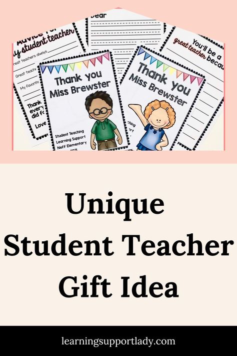 Let your favorite student teacher know how much you appreciate them with a heartfelt goodbye gift! These thoughtful gift ideas are the perfect way to say goodbye and thank them for their hard work and dedication. Show them that their hard work and dedication is appreciated and make their last day at school one to remember! Gifts For Student Teacher, Student Teacher Goodbye Gifts For Students, Student Teacher Goodbye, Gift For Student Teacher Goodbye, Eoy Student Gifts From Teacher, Note From Teacher To Student End Of Year, Message From Teacher To Student End Of Year, Certified Teacher, Student Teacher Gifts