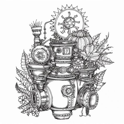 Drawing Steampunk Art Ideas Check more at https://metaclus.com/drawing-steampunk-art-ideas/ Steampunk Gears Drawing, Gears Drawing, Drawing Steampunk, Steampunk Art Drawing, Gear Drawing, Steampunk Items, Steampunk Gears, Steampunk Art, Drawing Art