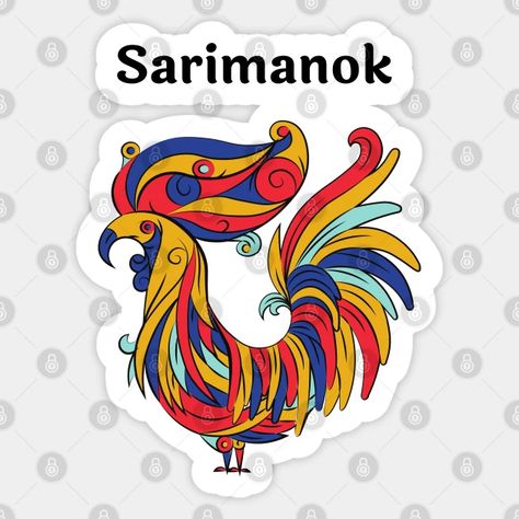 Mindanao Sarimanok - Mindanao Sarimanok - Autocollant | TeePublic FR Chamber Logo, Cracked Wallpaper, Islamic Caligraphy Art, Islamic Caligraphy, Caligraphy Art, Pink Posters, Cute Cartoon Wallpapers, Art Reference Poses, Bird Art