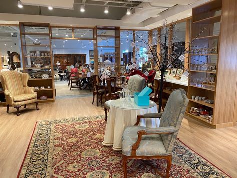 Beloved Montrose Resale Shop Gets a Complete Makeover — Houston Bargain Hunters Have a New Paradise | PaperCity Magazine Red Lace Cocktail Dress, Butler Tray, Upscale Fashion, Baby Grand Pianos, Gallery Furniture, Food Gallery, Bargain Hunter, Baccarat Crystal, Resale Shops