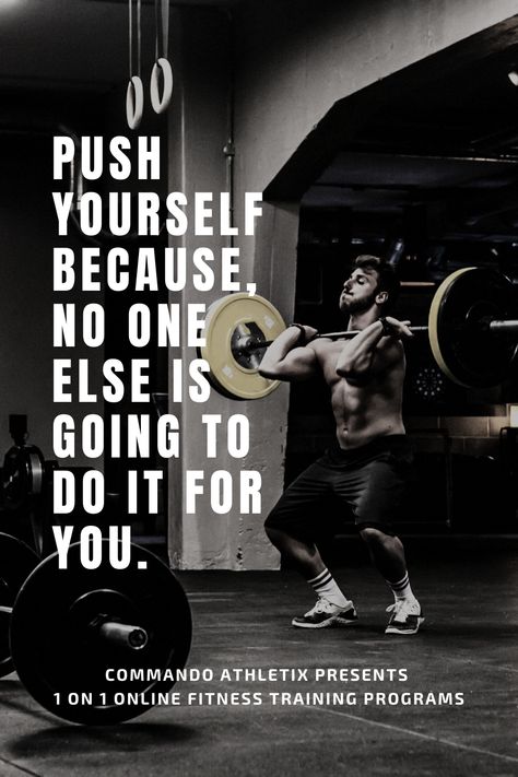 Motivational Quotes | Fitness | Success | For Life | Gym Motivation | Positive Vibes | 1 on 1 online fitness training catered to your needs. Be sure to follow me on IG @ mrcommandoathletix or click the link to visit my site, commandoathletix.com Motivational Quotes Fitness, Weight Training Routine, Group Exercise, Fitness Motivational, Workout Training Programs, Fitness Programs, Motivation Positive, Writing Motivation, Group Fitness Classes