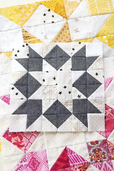 Old Time Quilt Patterns, Modern Quilting Tutorials, Quilt Blocks Easy, Modern Quilt Blocks, Quilt Block Patterns Free, Quilt Square Patterns, Star Quilt Blocks, Easy Quilt Patterns, Star Quilt Patterns