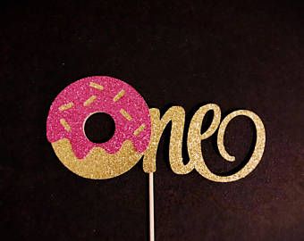 Donut One Cake Topper, Donut Grow Up Cake Topper, First Birthday Cake Topper, 1st Birthday Cake Topper, Donut Party Decorations, Don't Grow Donut Grow Up Cake, Up Cake Topper, Donut Party Decorations, Cake Topper 1st Birthday, Doughnut Party, Donut Themed Birthday Party, Up Cake, Donut Decorations, One Cake Topper