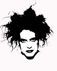 Robert smith clipart #20 Musician Art, Robert Smith, Silhouette Art, Stencil Art, Band Posters, Post Punk, Banksy, Rock Art, Art Sketchbook