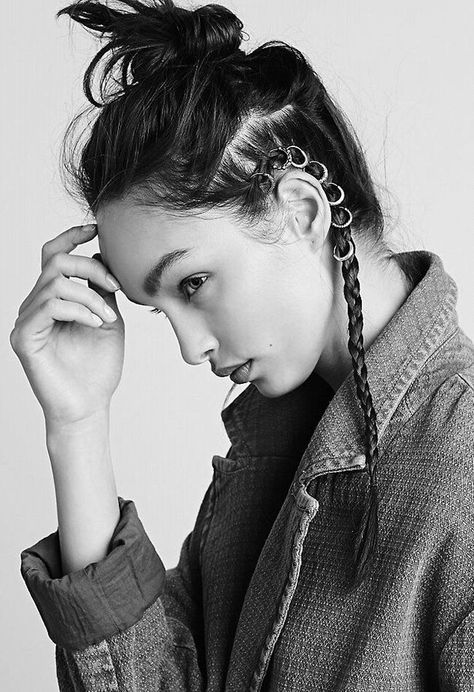 Billy Kidd, Top Knot Bun, Side Braid Hairstyles, Editorial Hair, Hair Arrange, Side Braid, Tone Hair, Favorite Hairstyles, Hair Rings