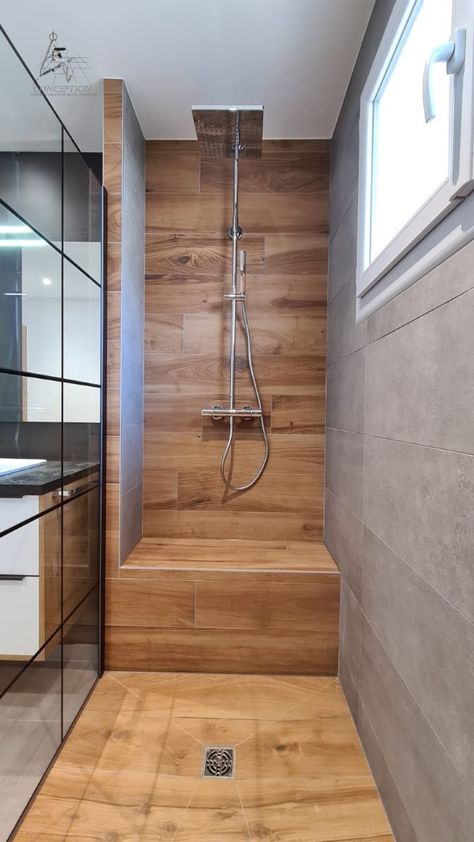 Building A Shower Pan, Accessible Bathroom Design, Bathroom Redecorating, Bathroom Interior Design Modern, Small Bathroom Interior, Bathroom Design Layout, Bathroom Inspiration Modern, Luxury Closets Design, Small Bathroom Makeover