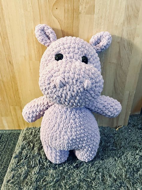 Aesthetic Patterns, Crochet Hippo, Purple Crochet, Easy Crochet Animals, Crochet Aesthetic, Crochet Cow, Crochet Animals Free Patterns, Crochet Design Pattern, Kawaii Crochet