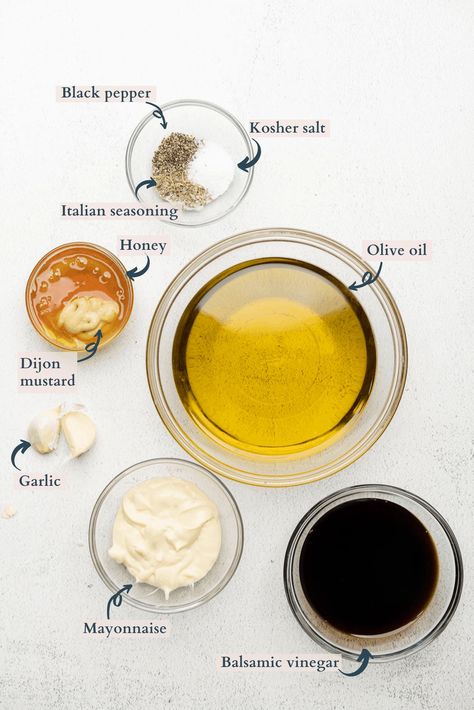 Homemade Creamy Balsamic Dressing Recipe — A Full Living Garlic Balsamic Vinaigrette, Homemade Creamy Balsamic Vinegarette, Diy Balsamic Dressing, Salads With Balsamic Glaze, Easy Balsamic Dressing, Italian Balsamic Dressing, Balsamic Dijon Dressing, Vinegarette Dressing Balsamic, Healthy Balsamic Dressing