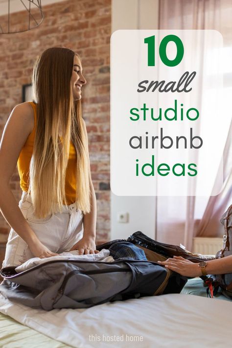 studio airbnb ideas Airbnb Small Apartment, Airbnb Studio Ideas, Unique Studio Apartment, Unique Airbnb Ideas, Airbnb Ideas Interior Design, Apartment Layout Ideas, Unique Airbnb, Airbnb Business, Airbnb Ideas