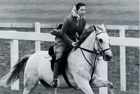 Queen Elizabeth rides a horse named Surprise at England's Ascot course in 1961. Young Queen Elizabeth, Rainha Elizabeth Ii, Hm The Queen, English Royalty, Elisabeth Ii, Isabel Ii, Queen Of England, Her Majesty The Queen, Royal Ascot