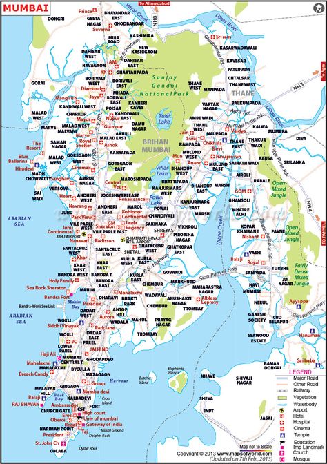 Mumbai Map Map Of Mumbai, Mumbai City Map, Mumbai India Travel, Mumbai Map, Delhi Map, Istanbul Map, Mumbai Metro, Orlando Map, Houston Map