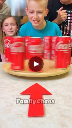 22K views · 350 reactions | Can you remember which can its under?
#cocacola #game #mustard 
#family #game #challenge #halloween #candy #familyfun #mom #fyp #holiday #partygame #kids #brother #familygames #familytimes #gamenight #familygamenight | Family Chaos Family Chaos, Family Game, Family Game Night, Halloween Candy, Family Games, Game Night, Party Games, Family Fun, Coca Cola