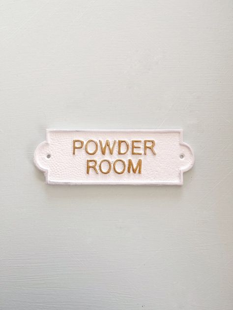 Powder Room Door Sign, French Bathroom Doors, Powder Room Door, Powder Room Signs, French Bathroom Decor, French Style Decor, Bathroom Door Sign, French Bathroom, Door Plaque