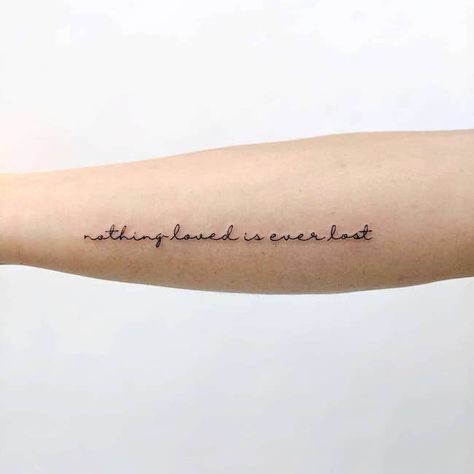 49 Meaningful Quote Tattoos To Inspire Lifetime Positivity - Our Mindful Life Quote For Tattoo Meaningful, Mother Quote Tattoos, Life Quotes For Tattoos, Text Message Tattoo Ideas, Wording Tattoo Ideas, Time Is Short Tattoo, Tattoo Wording Ideas, Through It All Tattoo, Affair Tattoo