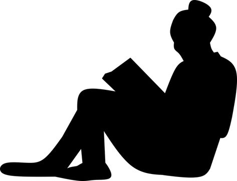 Free Image on Pixabay - Silhouette, Woman, Reading, Book 👉 If you find this image useful, you can make a donation to the artist via PayPal by pressing a "coffee" button under any of his images on pixabay website! #free #image #Illustration Woman Reading Book, Book Silhouette, Person Silhouette, Books To Read For Women, Silhouette People, Couple Silhouette, Silhouette Painting, Black And White Art Drawing, Great Pic