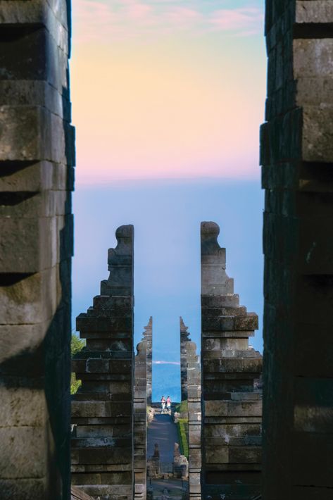 Bali is very popular tourist spot of Indonesia Sky And Sunset, Architecture Monument, Bali Tourist, Temple Building, Brown Concrete, Central Java, Nature Life, Focus Photography, Building Architecture