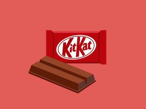 Kitkat Illustration, Kitkat Drawing, Kitkat Wallpaper, Kitkat Aesthetic, Kitkat Logo, Everyman Archetype, Game Map, Textiles Sketchbook, Bujo Doodles