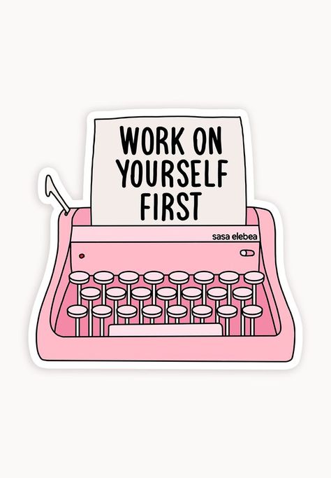 Preppy Quotes, Funny Laptop Stickers, Body Positive Quotes, Positive Quotes Wallpaper, Positivity Stickers, Sticker Design Inspiration, Preppy Stickers, Iphone Stickers, Cute Laptop Stickers