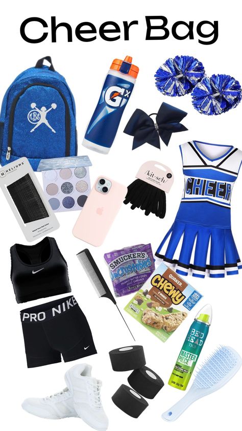 #cheer #cheerbagessentials #cheeroutfit Cheer Tryouts Outfit, Cheer Practice Outfits, Cheer Bag, Cheer Ideas, Cheer Practice, Competitive Cheer, Cheer Outfits, Practice Outfits, Pins