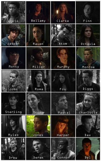 All the deaths of the 100 delinquents in season 1 and 2 The 100 Trigedasleng, Miller The 100, Jaha The 100, Finn The 100, The 100 Jasper, Raven The 100, The 100 Grounders, Monty Green, Finn Collins